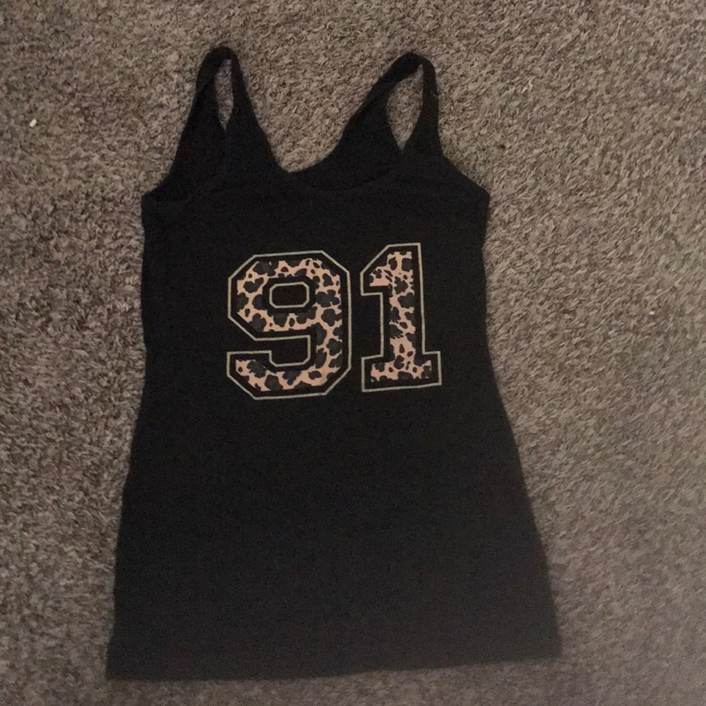 Black tank top